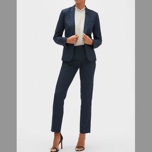 Banana Republic Slate Blue Suit Blazer Jacket Pant